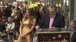 "Modern Family" star gets a star on Hollywood Walk of Fame amid ongoing dispute over frozen embryos News Clip