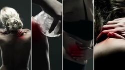 Pain. Video Wall. Stock Footage