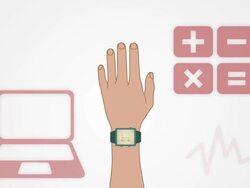 Smart watch with applications Stock Footage