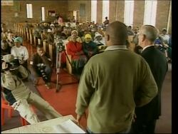 VOICER US Lawyers visit south african claimants for class action News Clip