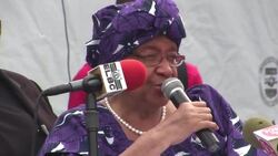 Liberian president opens 200-bed treatment centre built by WFP with USAID News Clip