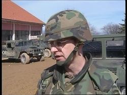 Kosovo: Tension: KFOR patrol recaptured Albanian stronghold News Clip