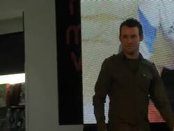 Mark Cavendish at Mark Cavendish DVD signing at HMV, Oxford Street on November 08, 2012 in London, England (Footage by WireImage Video/Getty Images) Stock Footage