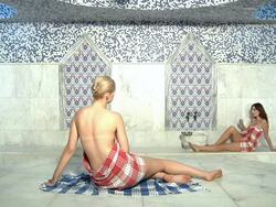 Girls in Bath Stock Footage