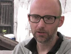 Moby Interview (clip 10) Stock Footage
