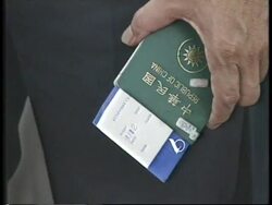 CAMBODIA: PHNOM PENH: TAIWANESE CITIZENS WAIT TO BE EVACUATED News Clip