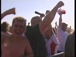 English fans despair as they lose on penalties News Clip