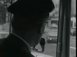 Tourist bus tour of hippies in Haight Ashbury Stock Footage