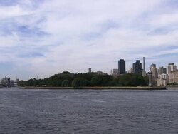The Northern Tip of Roosevelt Island Stock Footage