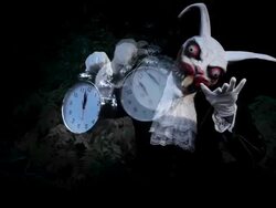 Hypnotic Halloween Rabbit Stock Footage