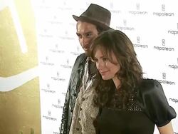 Celebrities Toast Beauty Giant Napoleon Perdis Unveiling Stock Footage