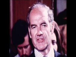 SYND 10-8-72 DEMOCRATIC NOMINEES SENATORS GEORGE MCGOVERN, SARGENT SHRIVER AND THOMAS EAGLETON News Clip