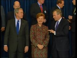 WRAP Plenary session, family photo, Bush and Scheffer address News Clip