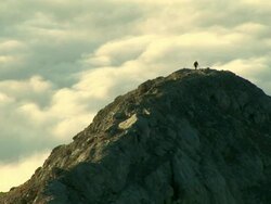 HD: Mountain Hiking Stock Footage