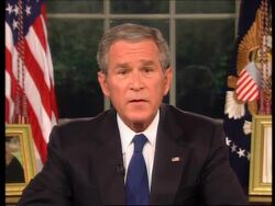 WRAP Bush addresses nation on Iraq policy, Reax from Democrats News Clip