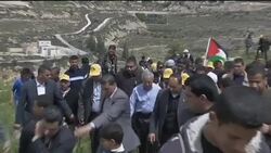 Fayyad in post-Land Day tour of West Bank, Israeli Arab demo News Clip