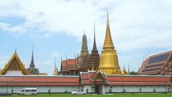 HD Timelapse - Crowded people at emerald temple Stock Footage