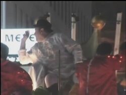 Sunday evening's parade outshone the stars in the clear sky, as brightly-lit, double-decker floats, torch carriers and machines that danced light off the oak trees in New Orleans. News Clip