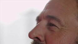 Artist thinking about his work Stock Footage