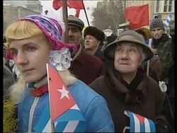 RUSSIA: DEMANDS FOR ELIAN GONZALEZ'S RETURN (2) News Clip