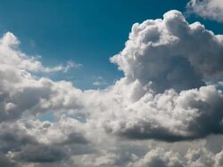 T/L Cumulus Clouds Stock Footage