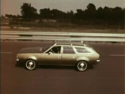1971 AMC Hornet Sportabout station wagon montage Stock Footage