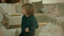 Santa Clause telling stories to kids Stock Footage