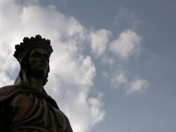 Virgin Mary Statue from Ephesus Stock Footage