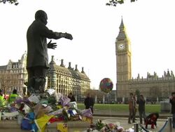 Nelson Mandela Statue In Parliament Square News Clip