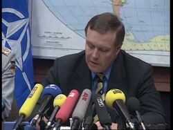 BELGIUM: BRUSSELS: NATO PLANS SIMULATED BOMBING RUNS OVER KOSOVO News Clip