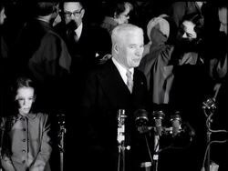 CHARLIE & FAMILY ARRIVE News Clip