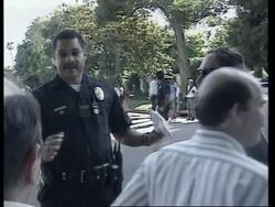 USA: LOS ANGELES: PROTESTS OVER OJ ANTI-VIOLENCE FUND RAISER Instructional Video