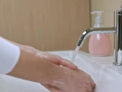 Washing Hands Stock Footage