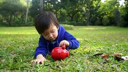 Child Saving money Stock Footage