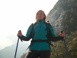 HD: Mountain Climber Stock Footage