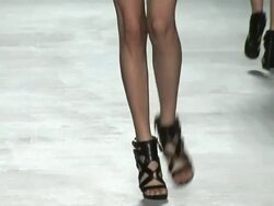 EVENT CAPSULE CLEAN:  Matthew Williamson: London Fashion Week A/W 2010 Stock Footage