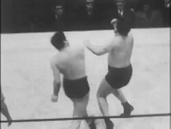 Violent wrestling match Stock Footage