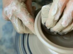 Potter creating Stock Footage