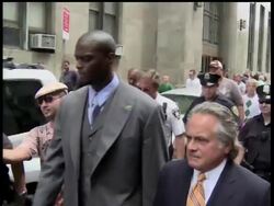 Plaxico Burress is not getting out of prison just yet.  The work-release application for the ex-Giants star was denied because of the nature of his crime. News Clip