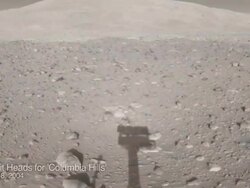 Pictures taken from Mars Rover Spirit from 2004-2009 Stock Footage