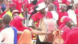 CLEAN : Kenya's President Kenyatta holds election rally News Clip