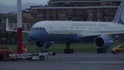 US Sec of State arrives for short trip before heading to Middle East for peace talks News Clip