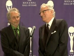 21st Annual Rock and Roll Hall of Fame Induction Ceremony press room Stock Footage