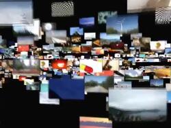 Multimedia madness Stock Footage