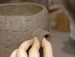 Work with clay. Stock Footage