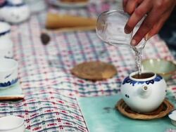 Traditional Tea Making,time lapse Stock Footage