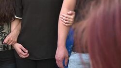 CLEAN : Rally in France against anti Chinese violence News Clip