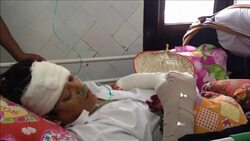 CLEAN : Myanmar opposition candidate hurt in knife attack on rally News Clip