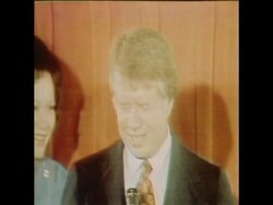 SYND 15 7 76 JIMMY CARTER PRESS CONFERENCE ON NOMINATION News Clip