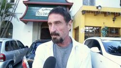 CLEAN : Fugitive McAfee seeks asylum News Clip